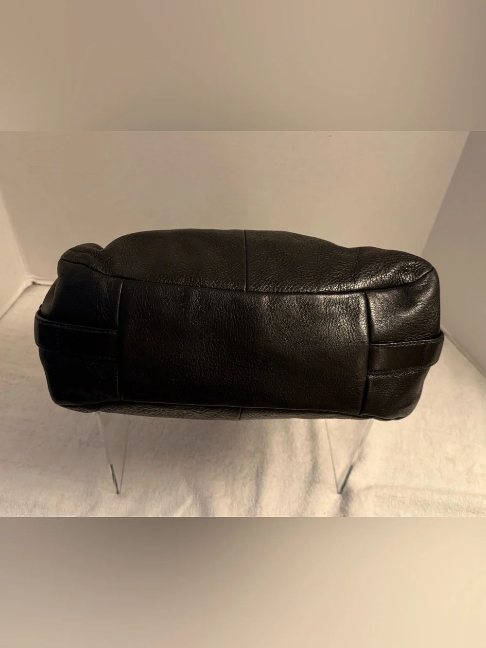Coach Madison Maggie Leather Shoulder Bag Black Style 21225M